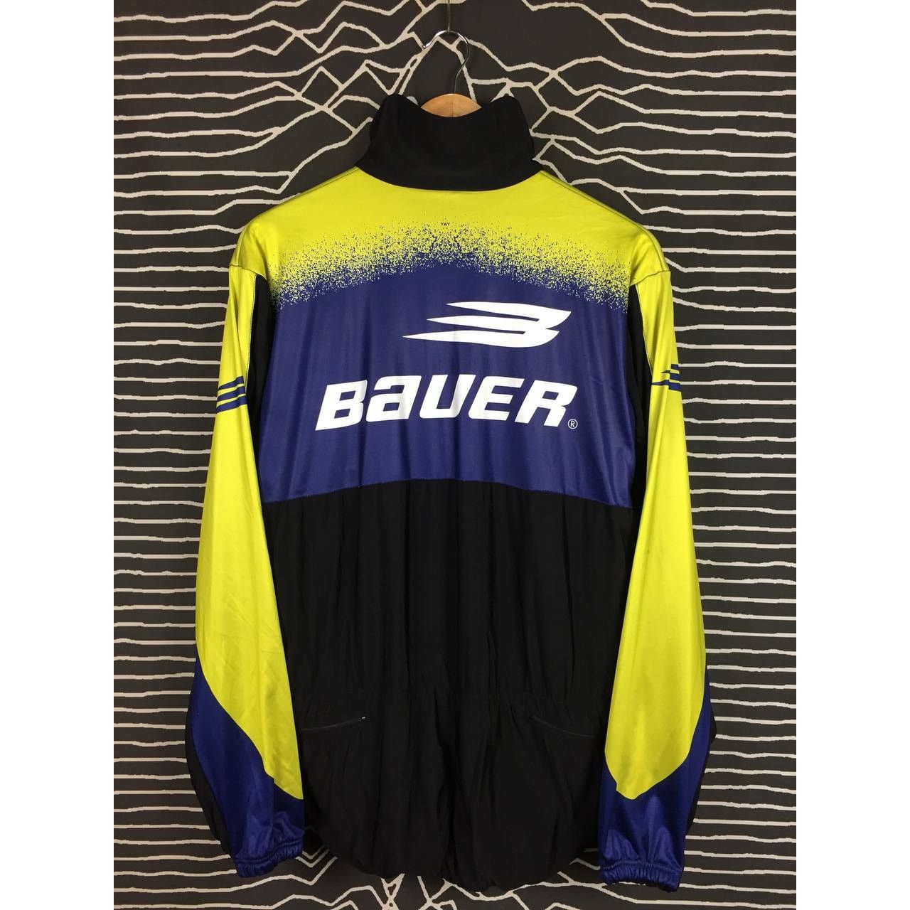 NHL × Vintage Vtg Bauer Hockey Brand Athletic Sports Jacket Size US M / EU 48-50 / 2 - 11 Thumbnail