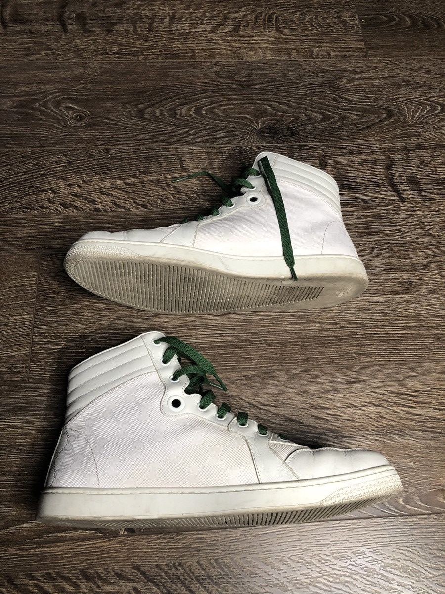 Gucci Gucci High Top in White Size US 10.5 / EU 43-44 - 5 Thumbnail
