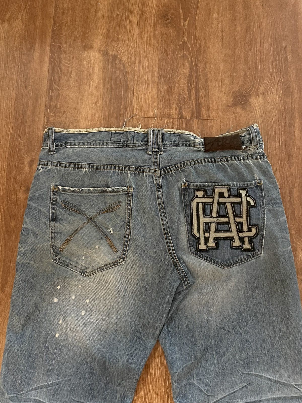 AKOO Crazy Y2K Akoo Ed Hardy/JNCO Type Light Jeans Size US 36 / EU 52 - 4 Thumbnail