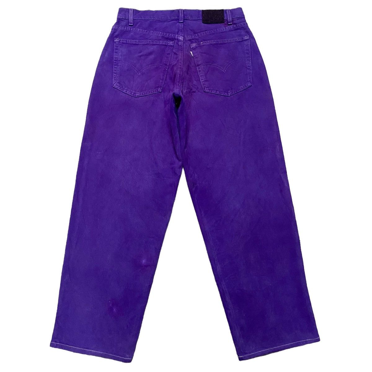 Levi's Vintage 90s Levis Silvertab Baggy Jeans Purple Size US 32 / EU 48 - 2 Thumbnail