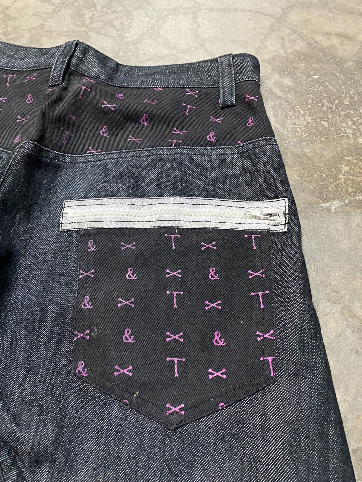 Japanese Brand Flare Jeans Japan Tarnish & Twist Baggy Loose Denim Size US 32 / EU 48 - 11 Thumbnail