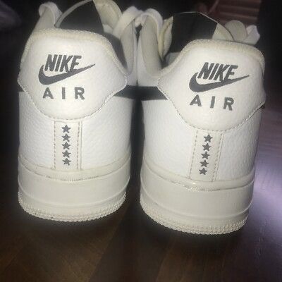Nike Nike Air Force 1 Low Stars White Black Size US 9.5 / EU 42-43 - 7 Thumbnail