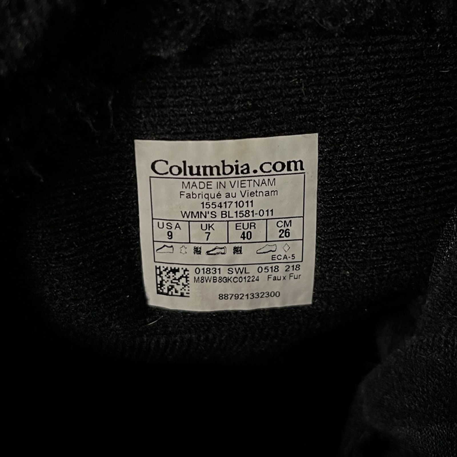Columbia Columbia Women's Ice Madien II Black Winter Boots US9 Size US 9 / IT 39 - 8 Thumbnail