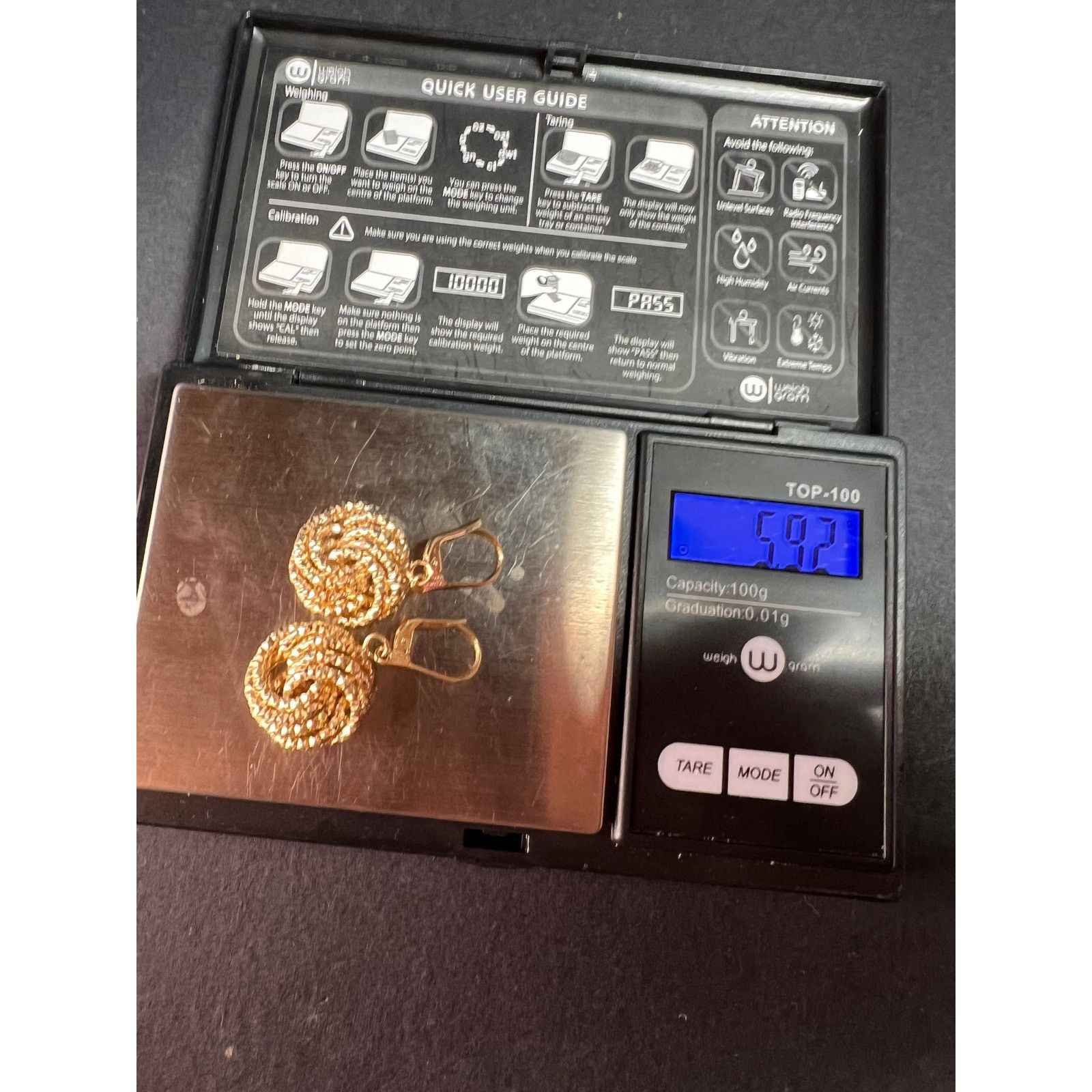 Other Atasay Kuyumculuk gold over sterling silver Turkish earrings Size ONE SIZE - 12 Thumbnail