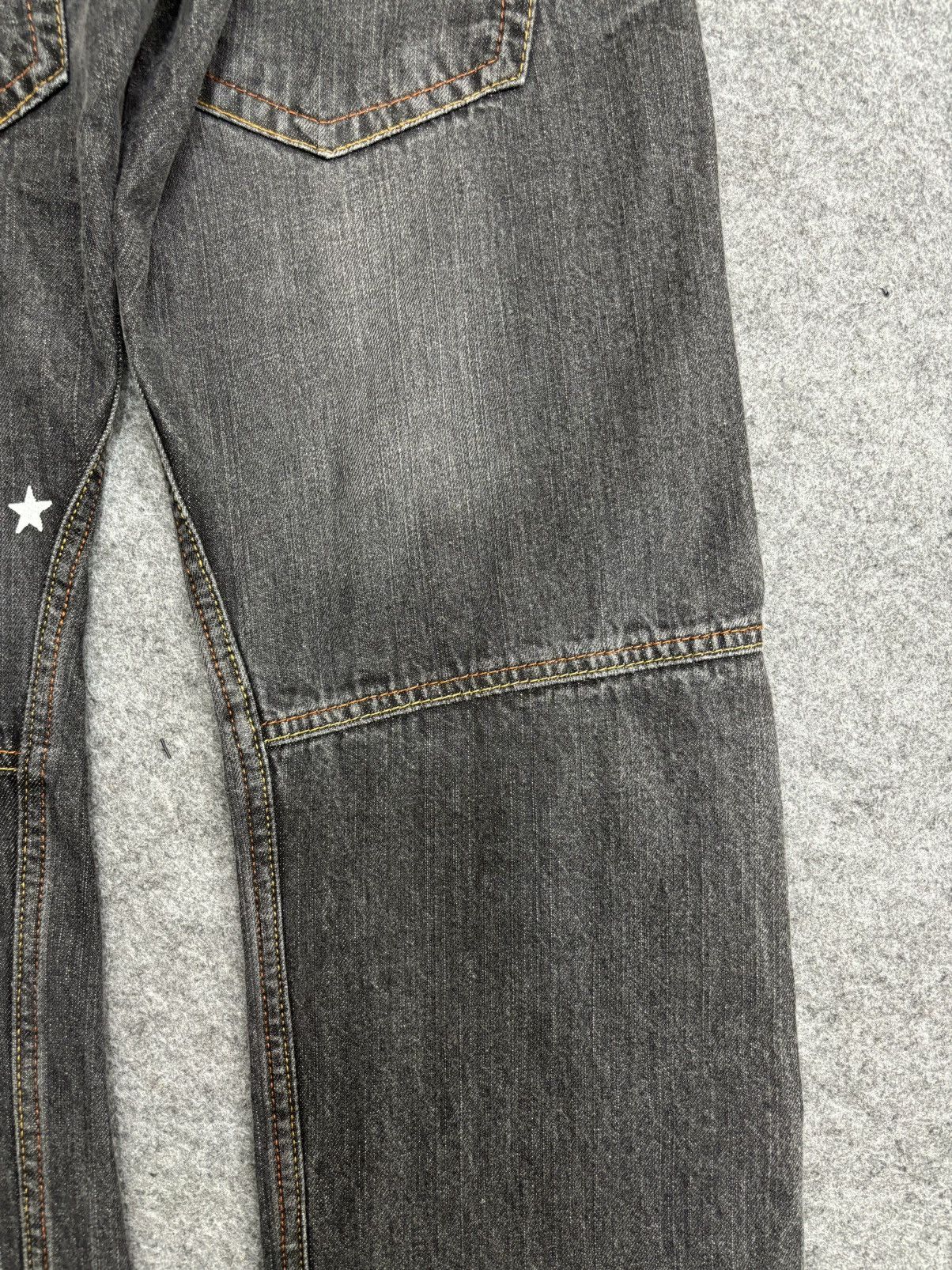 Japanese Brand 💥Insane Double Waist💥Rare Dominate Black Wash Denim F526 Size US 30 / EU 46 - 12 Thumbnail