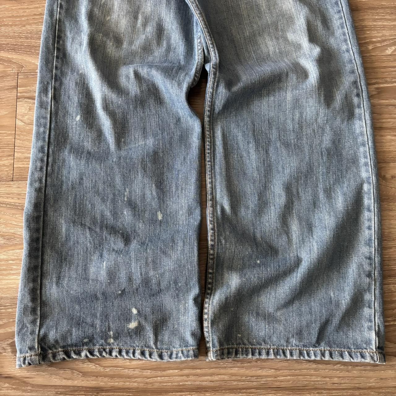 Hurley Crazy Vintage Y2K/2000s Baggy Hurley Skater Style Denim Jeans! 38x32 Size US 38 / EU 54 - 6 Thumbnail