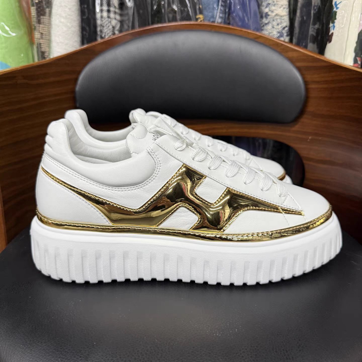 Hogan Hogan Platinum Platform Sneakers K15 Size US 6.5 / EU 39-40 - 4 Thumbnail