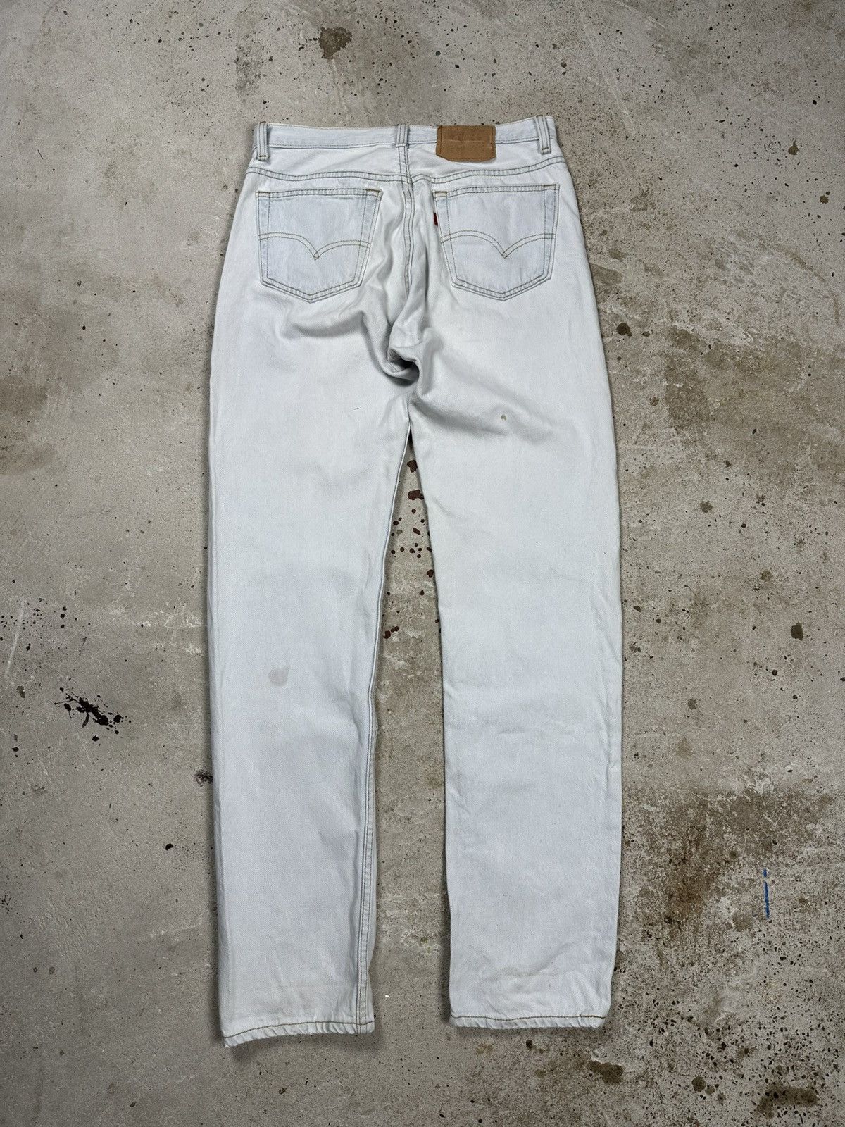Levi's × Vintage Vintage 90s Levi’s 501 Washed Blue Denim Pants Jeans Size US 30 / EU 46 - 2 Thumbnail