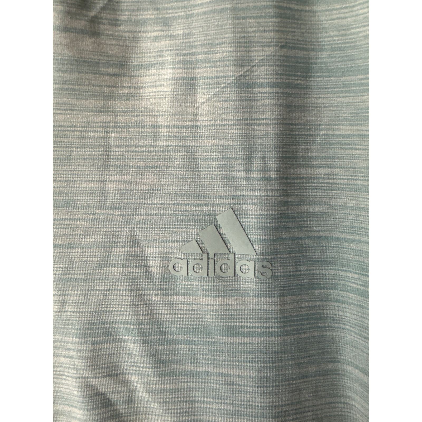 Adidas Adidas Shirt Small Adult Green Athletic Stretch Mens L Size ONE SIZE - 2 Thumbnail