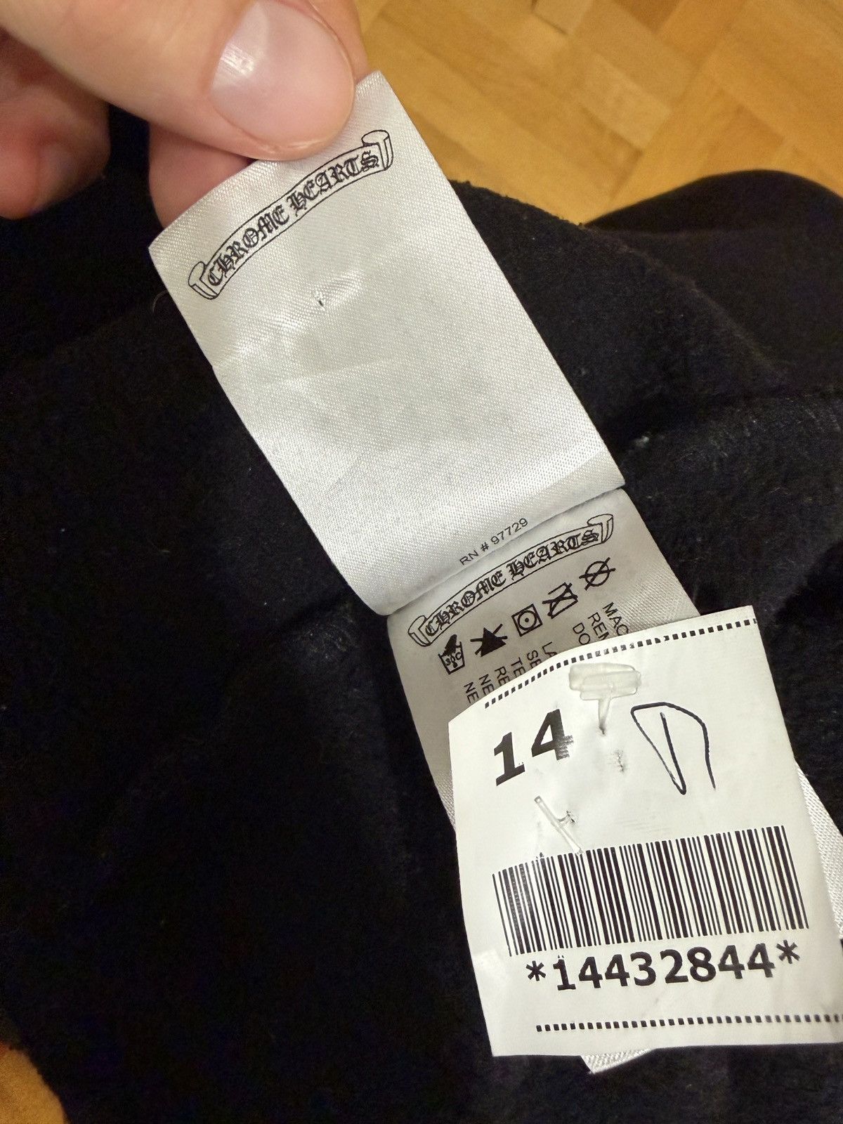 Chrome Hearts Chrome Hearts ”Script” Hoodie XXL Size US XXL / EU 58 / 5 - 9 Thumbnail