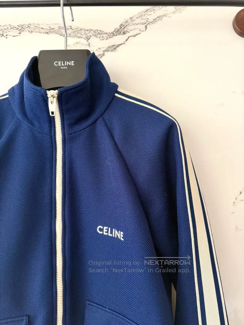 Celine CELINE Blue Embroidered Logo Jacket Size US S / EU 44-46 / 1 - 2 Thumbnail