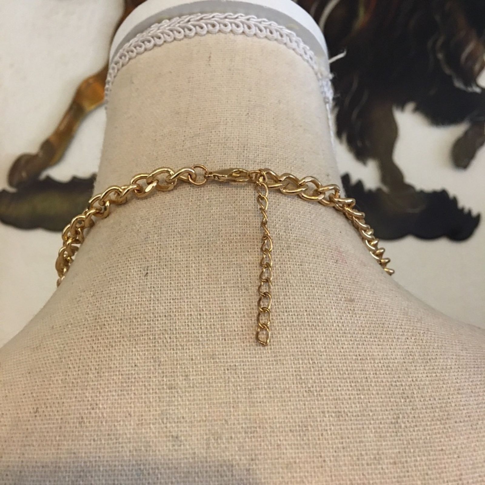 Jewelry Multi tone beaded fringe chain link necklace Size ONE SIZE - 5 Thumbnail