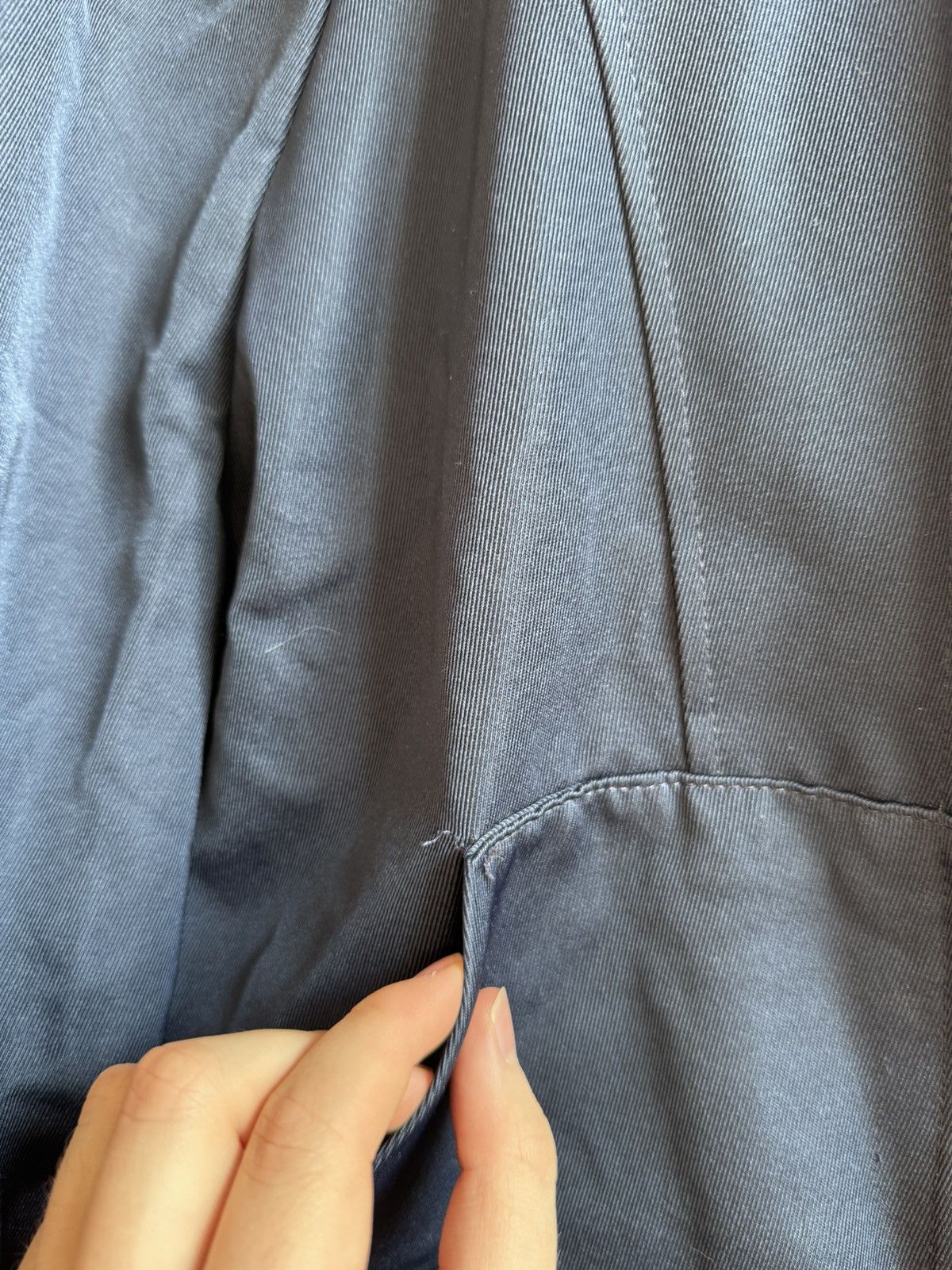 Acne Studios Acne Studios Cropped Boxy Jacket Like Active Workwear Navy M Size US M / EU 48-50 / 2 - 7 Thumbnail