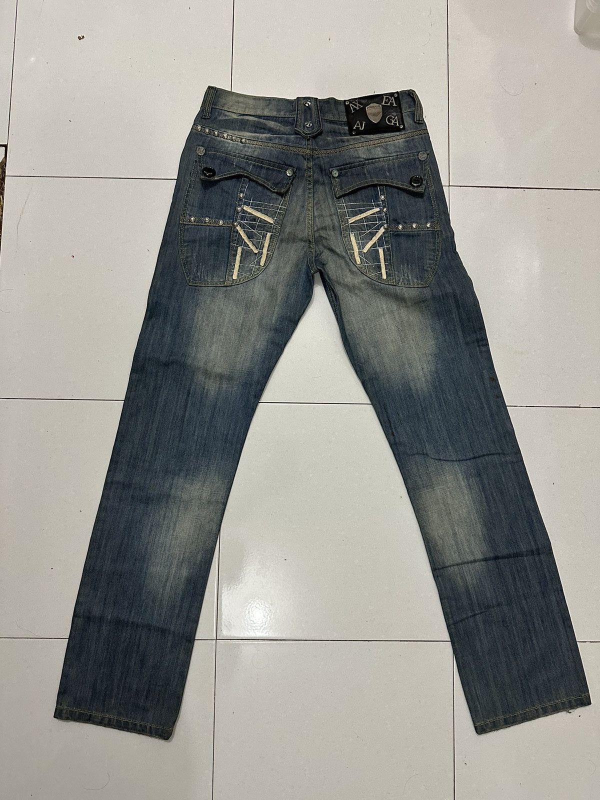 Armani VTG All ARMANI Collection Distressed Denim Size US 31 - 2 Thumbnail