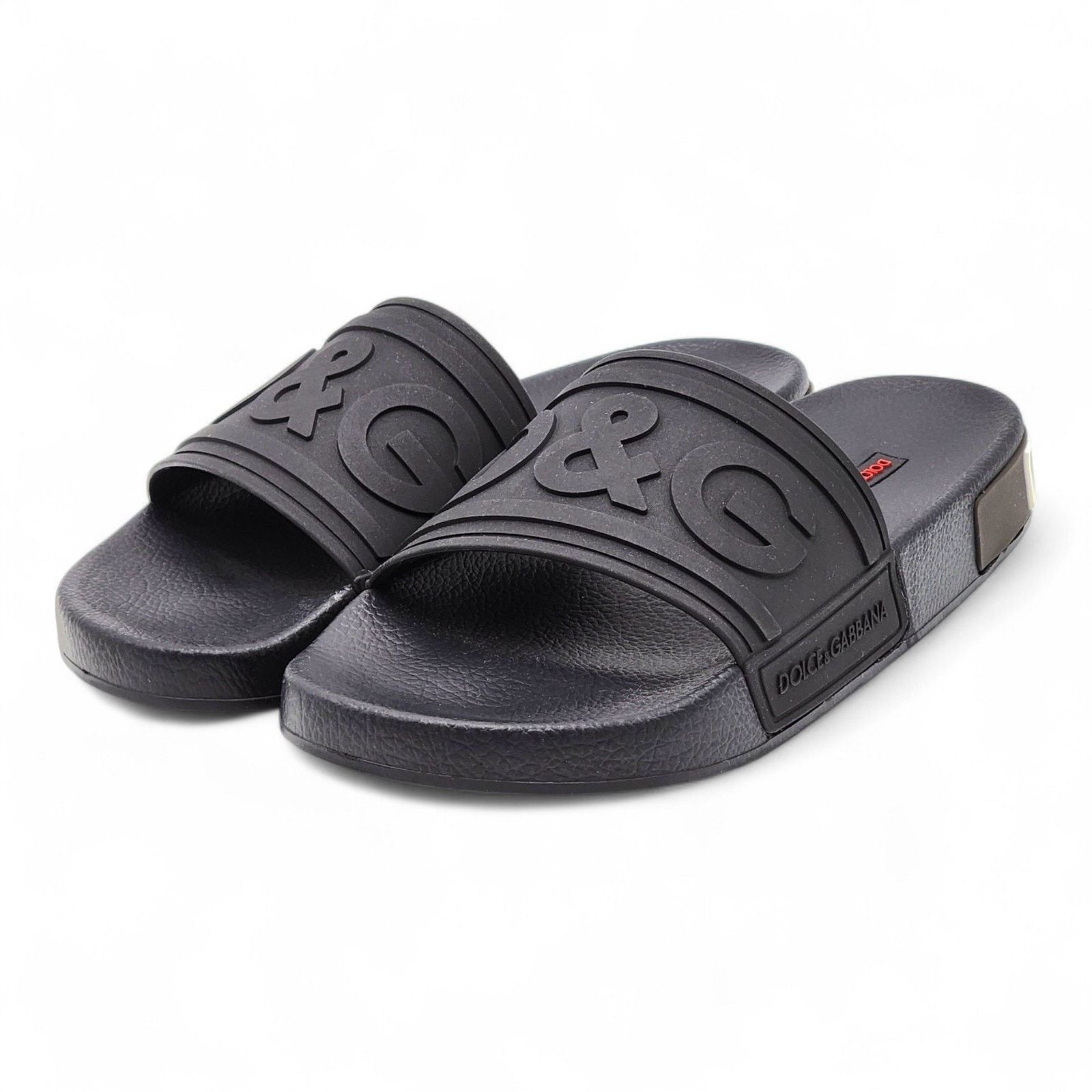 Logo Saint Barth Rubber Pool Slides Black EU 39 US 9 $320