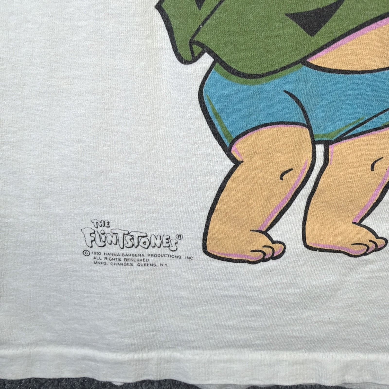 Cartoon Network Vintage Flintstones Shirt Mens Large White 90s Cartoon Bam Size US L / EU 52-54 / 3 - 5 Thumbnail