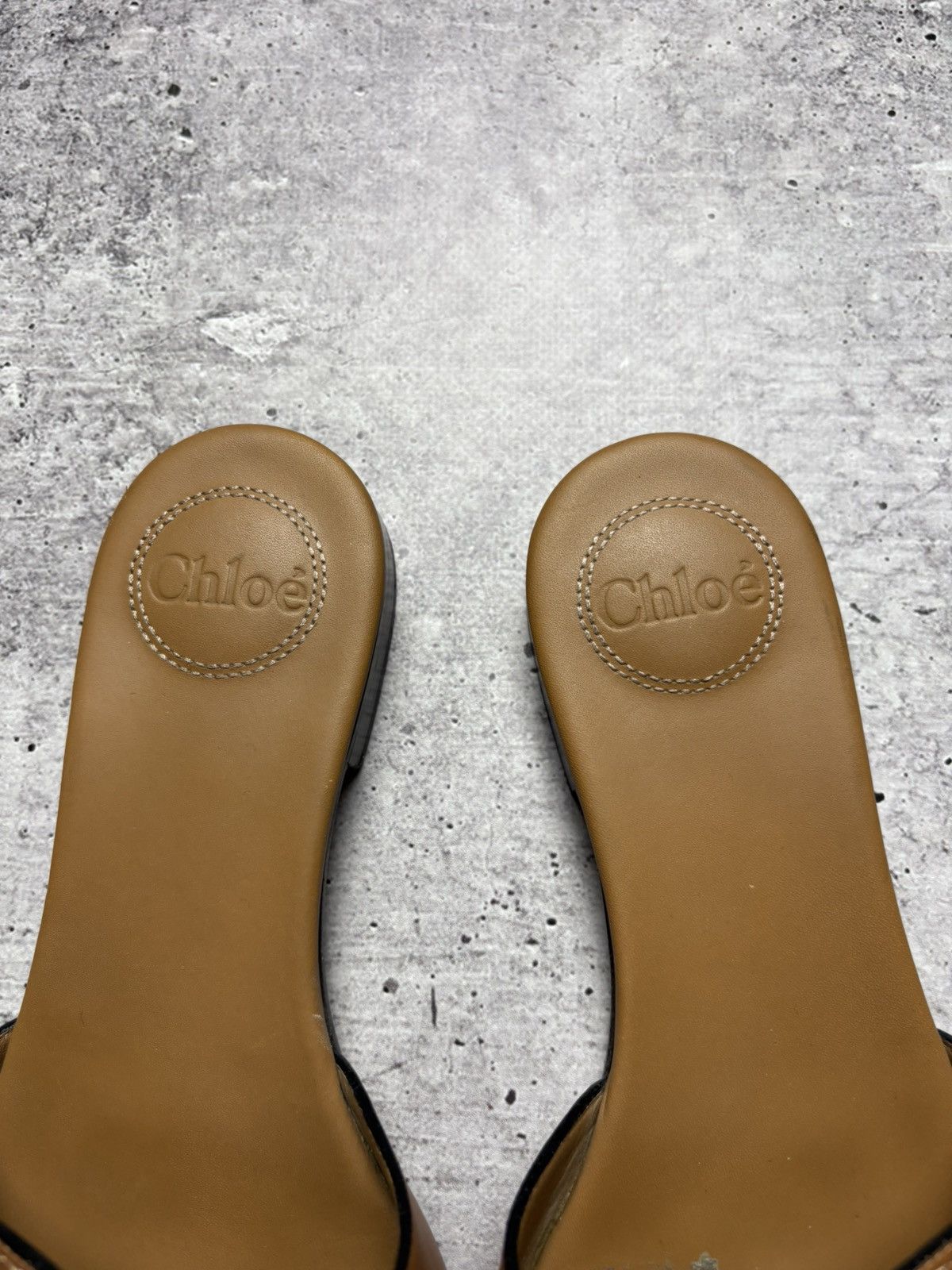 Chloe Chloe Luxury Metal Logo Sandals Size US 9 / IT 39 - 6 Thumbnail
