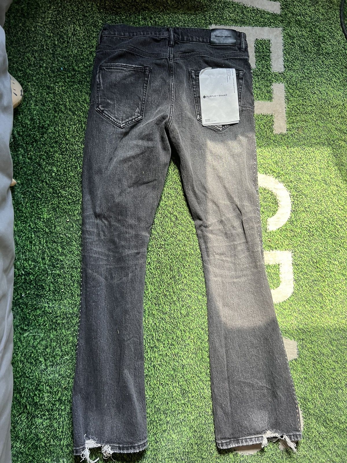 Purple Brand Flare PURPLE Denim Size US 33 - 2 Thumbnail