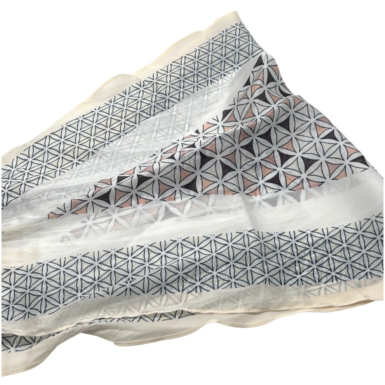 Giani Bernini Giani Bernini Geo-Print Kite Scarf, Neutral, OS Size ONE SIZE - 8 Thumbnail