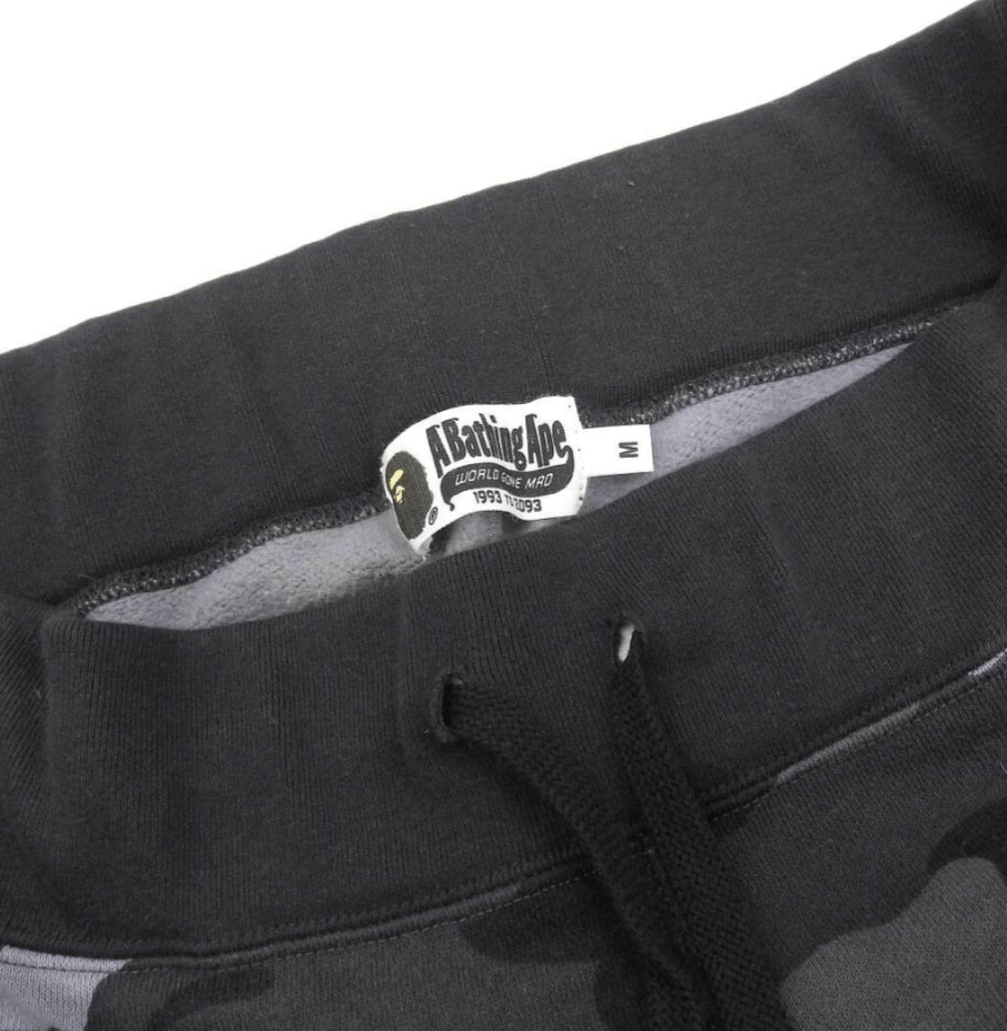 Bape Sweatpants Black Gray A BATHING APE Size US 32 / EU 48 - 4 Thumbnail