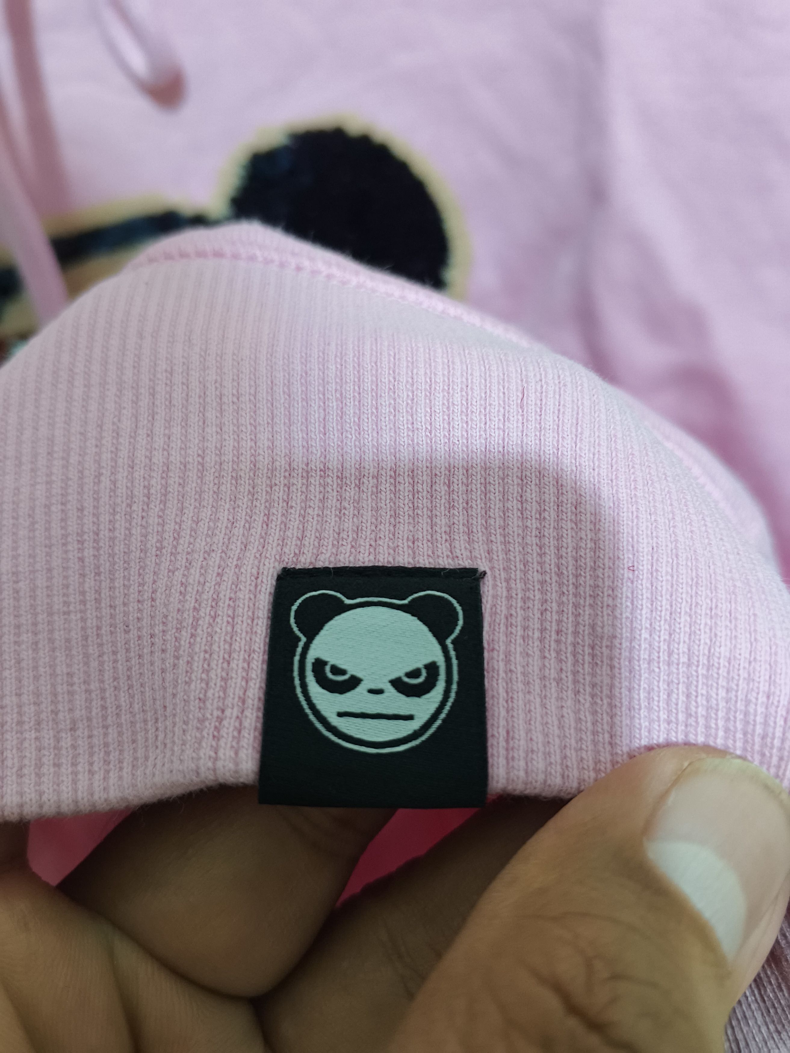 Other HIPANDA Angry Panda Sequin Graphic Pullover Hoodie Pink Size US S / EU 44-46 / 1 - 4 Thumbnail