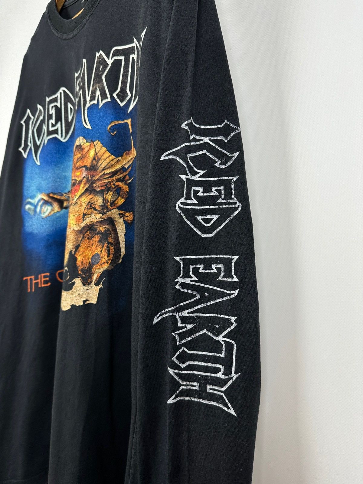 Band Tees 90s Vintage Iced Earth Graphic Long Sleeve Shirt Size US XL / EU 56 / 4 - 10 Thumbnail