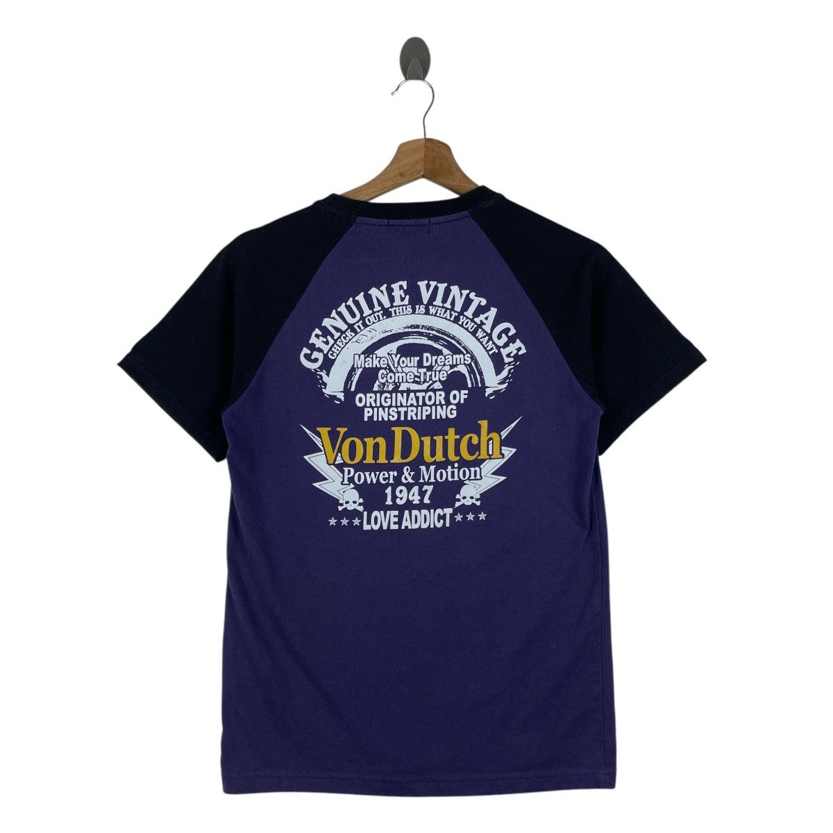Vintage × Von Dutch Vintage Von Dutch Tee Shirt Size US S / EU 44-46 / 1 - 6 Thumbnail