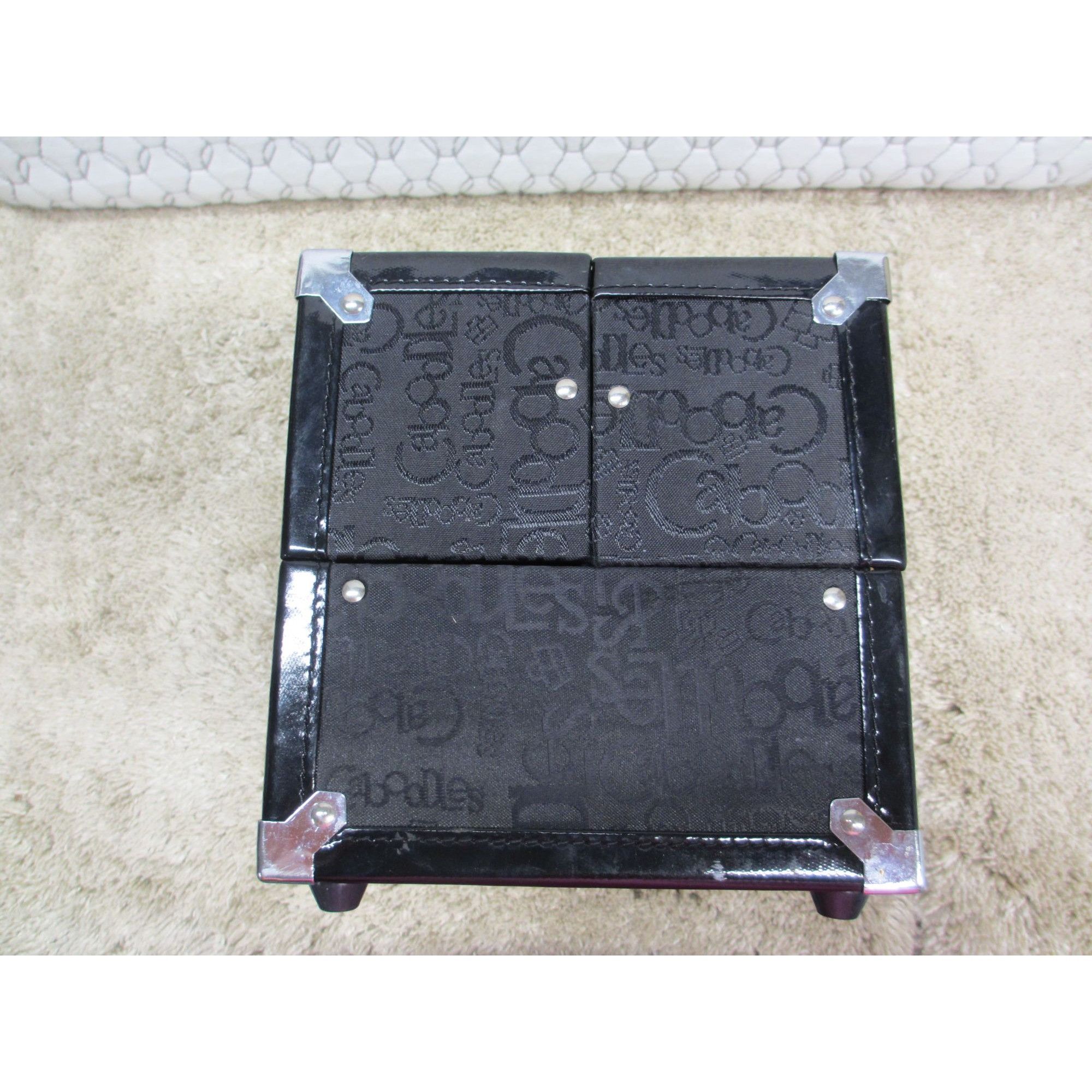 Other Caboodles Black Makeup Train Case With Expanding Trays Size ONE SIZE - 3 Thumbnail