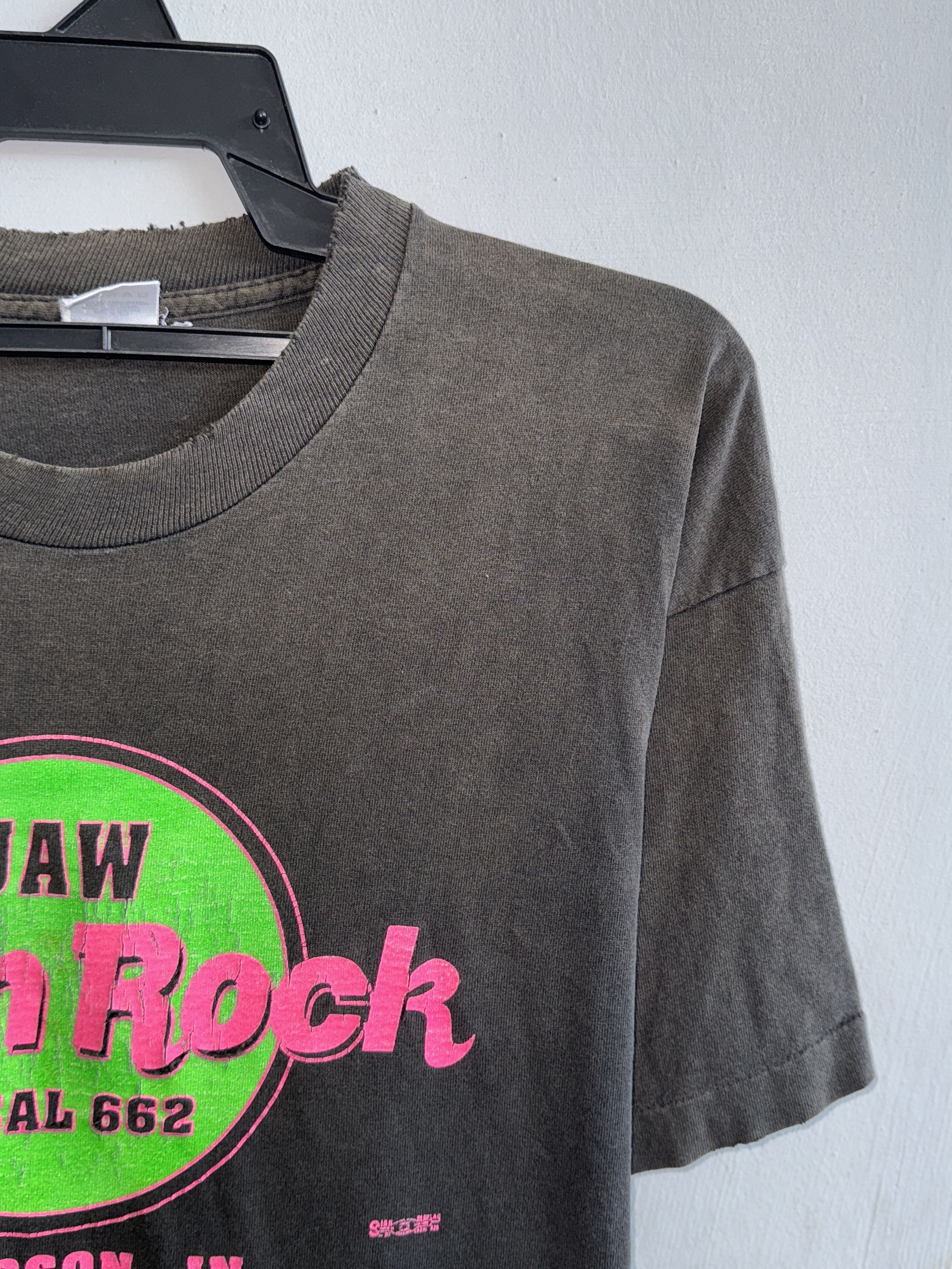 Vintage Vintage 1990's Indiana Union Rock Local T-Shirt Size US XL / EU 56 / 4 - 3 Thumbnail