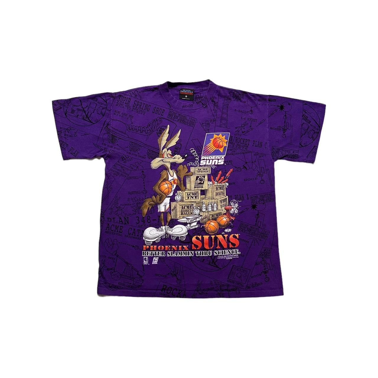 NBA × Vintage × Warner Bros Vintage Phoenix Suns Wile E Coyote AOP T-Shirt Size US XL / EU 56 / 4 - 1 Thumbnail