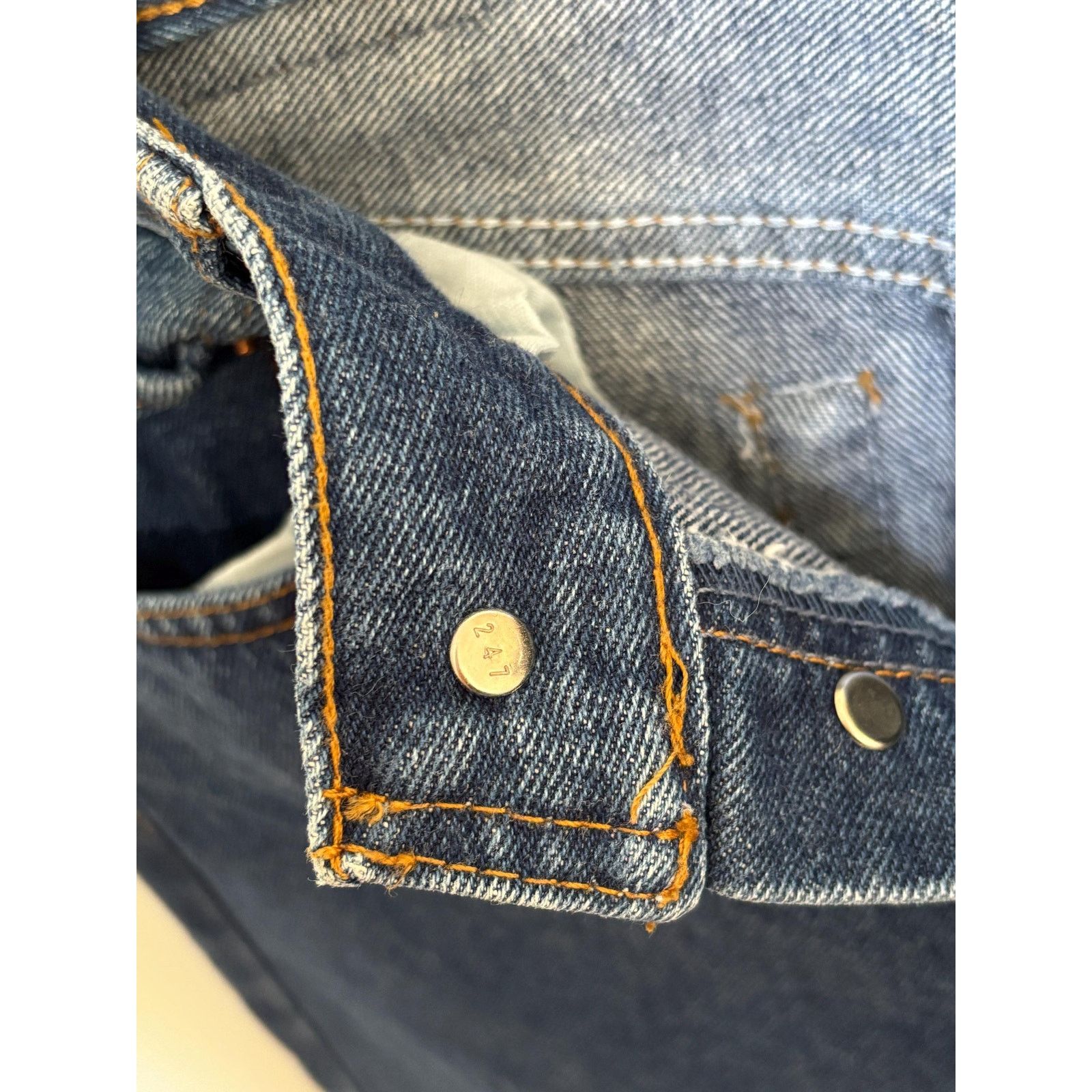 Levi's Levi’s 501 USA 1996 W31 L32 Raw Indigo Rigid Denim Jeans Size US 31 - 5 Thumbnail