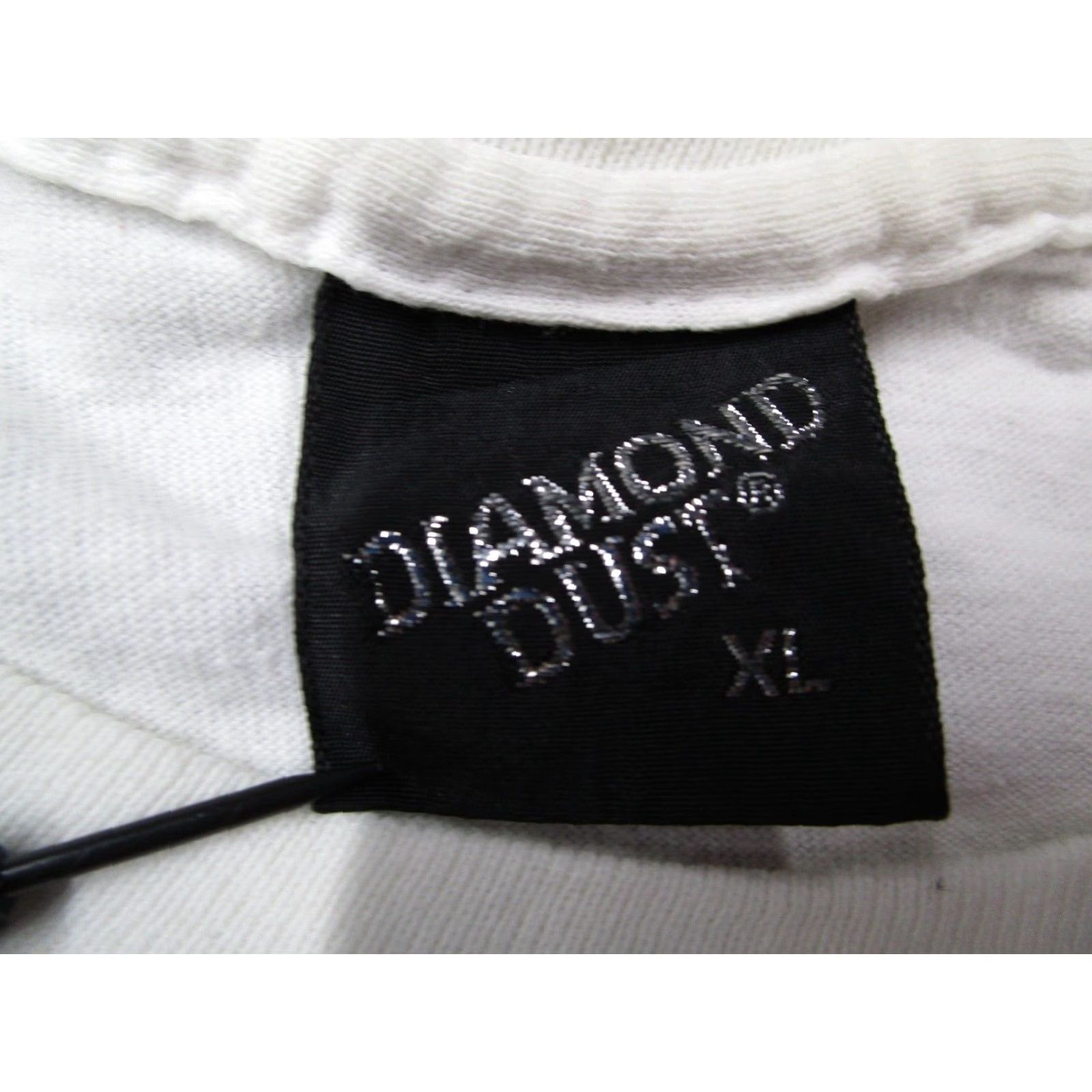 Vintage VINTAGE Diamond Dust Shirt Mens XL White 90s Fish Glitter Crew Neck T-Shirt US Vintage 1990s Animals Beach Retro USA Sharks? Size US XL / EU 56 / 4 - 3 Thumbnail