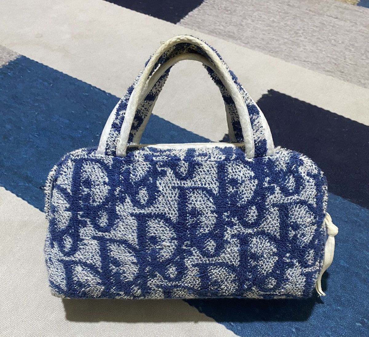 Dior Vintage Christian Dior Trotter Terry Cloth Mini Bag Size ONE SIZE - 3 Thumbnail