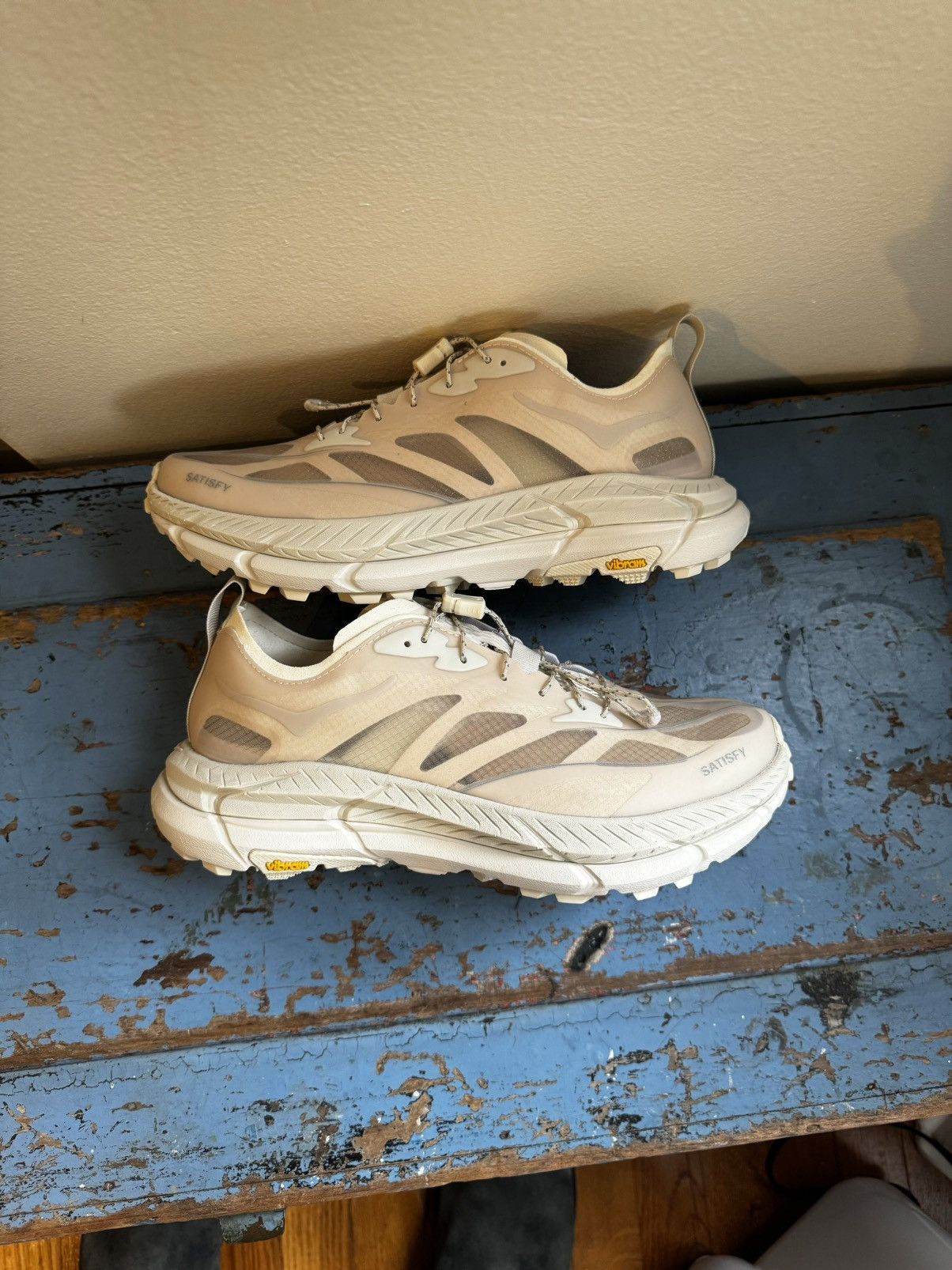 Hoka × Satisfy HOKA X SATISFY MAFATE TRAIL - BONE Size US 6 / EU 39 - 6 Thumbnail