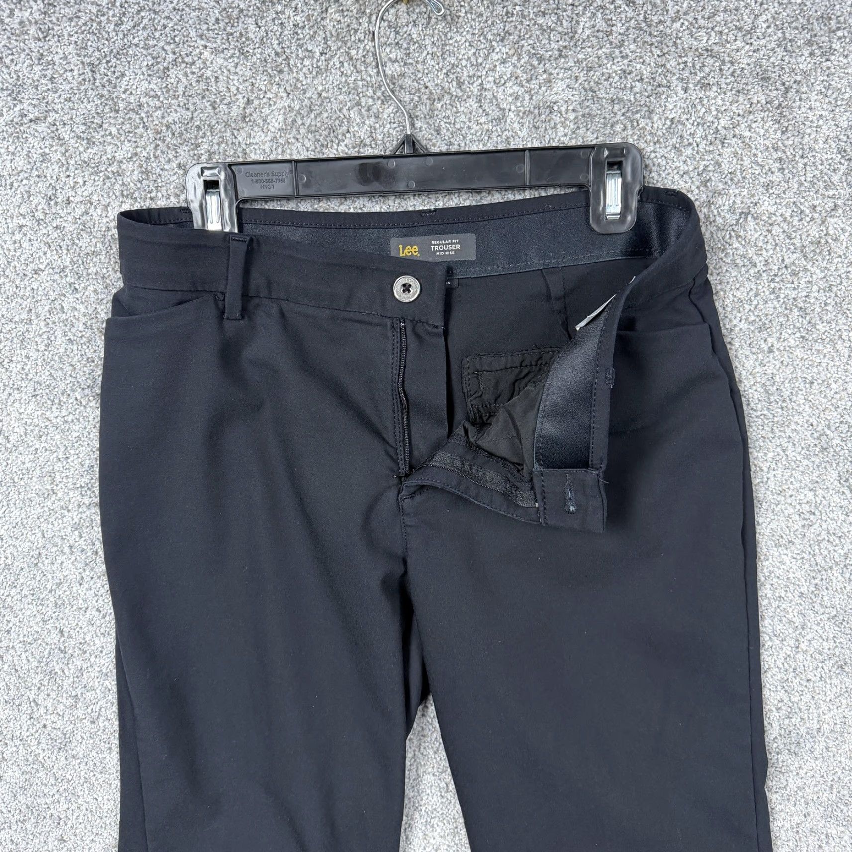 Lee Lee Flex Motion Trouser Pants Womens 10 Short Lot 2 Black Brown Corporate Core Size 32" / US 10 / IT 46 - 7 Thumbnail