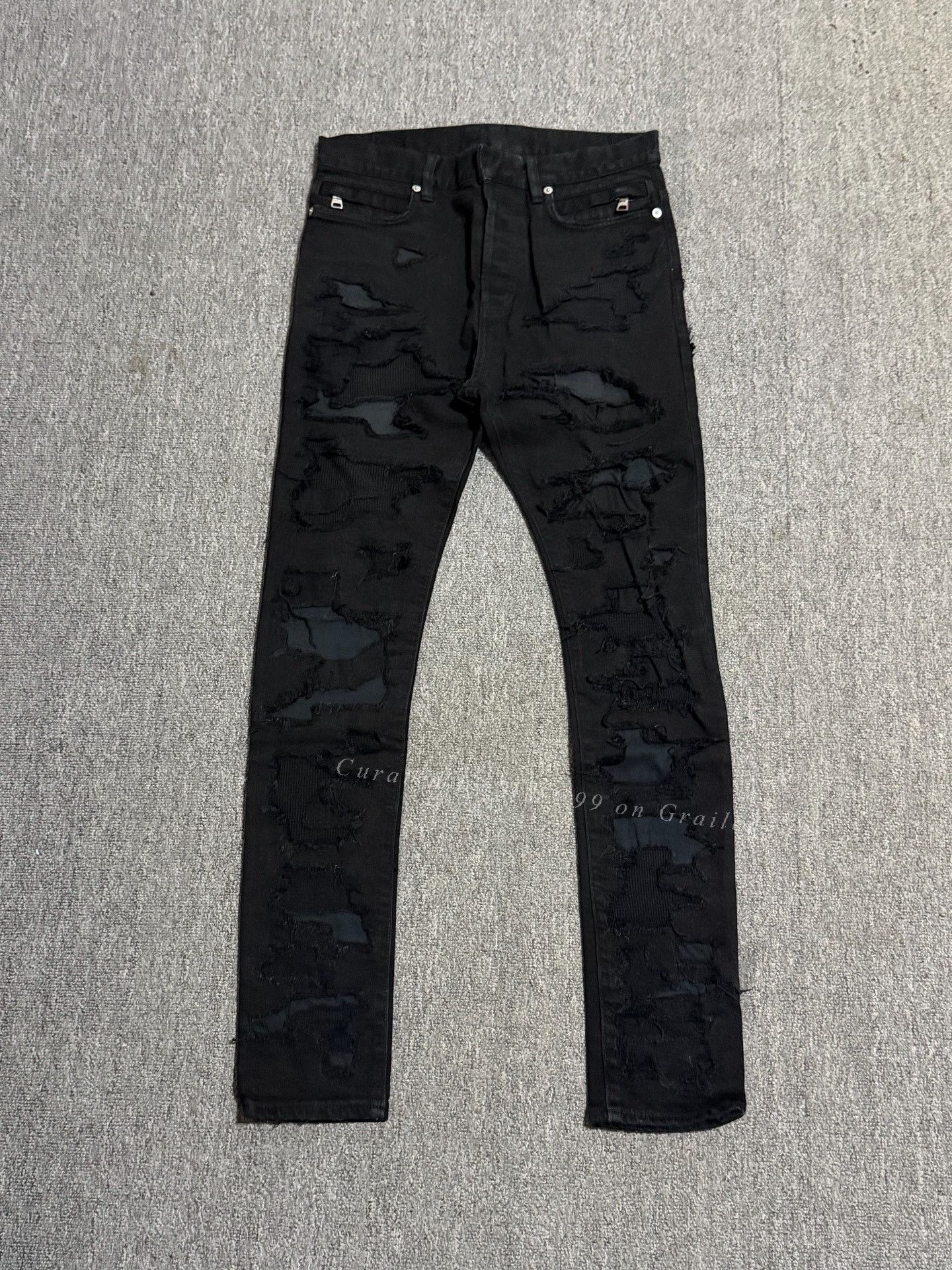 Balmain Balmain 17AW Distressed Jeans Size US 30 / EU 46 - 1 Thumbnail