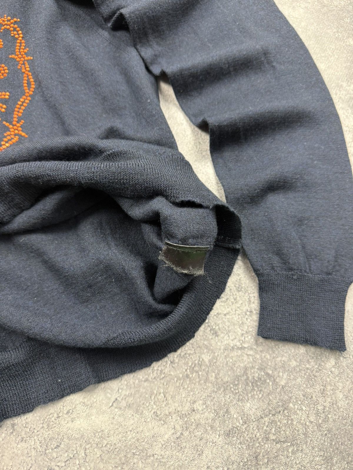 Zadig & Voltaire Zadiq & Voltaire Sweater Navy Jumper Big Logo Streetwear Size US M / EU 48-50 / 2 - 11 Thumbnail