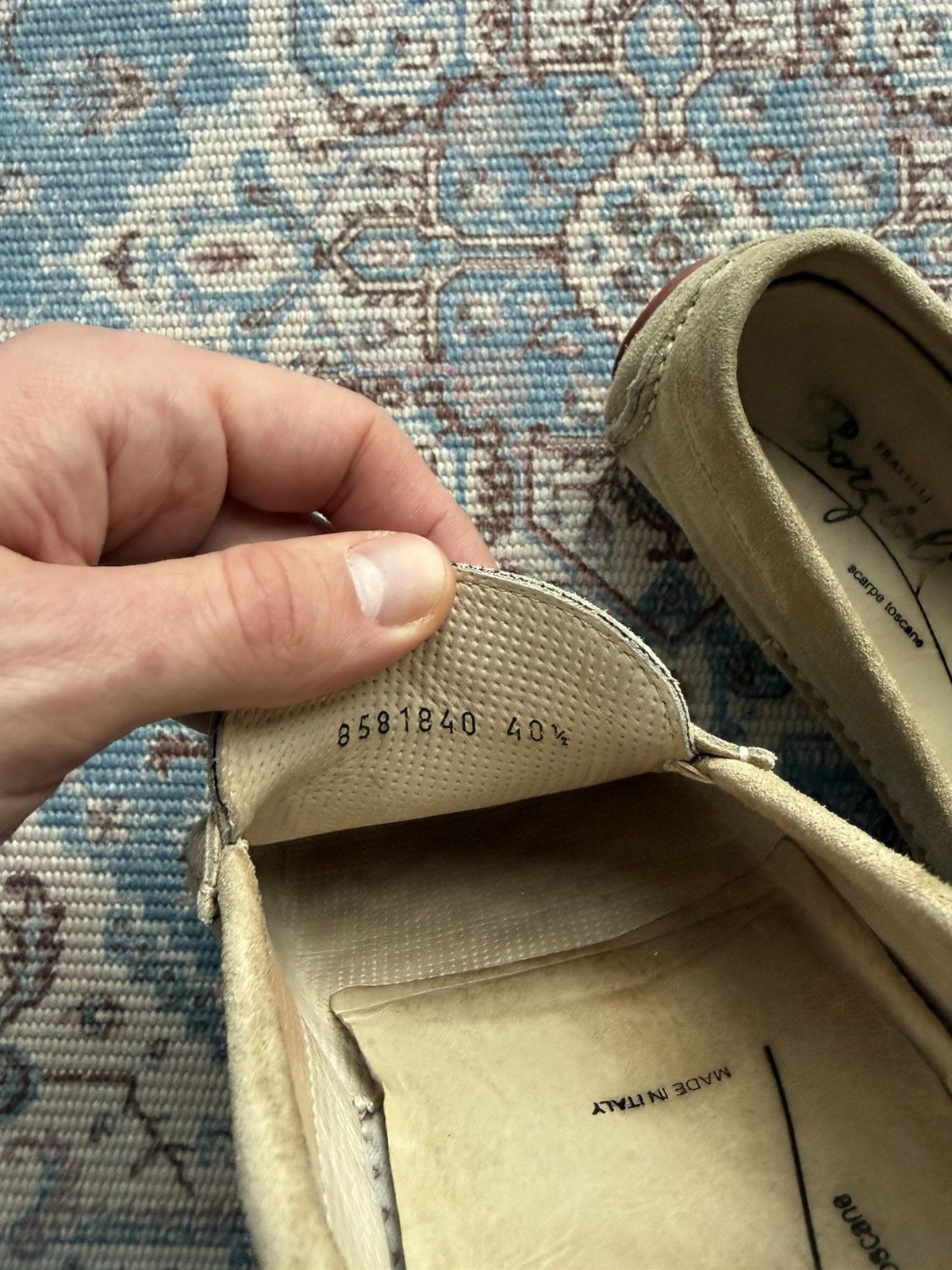 Other Fratelli Borgioli Suede Loafers Shoes Size 40,5 Size US 7.5 / EU 40-41 - 14 Thumbnail