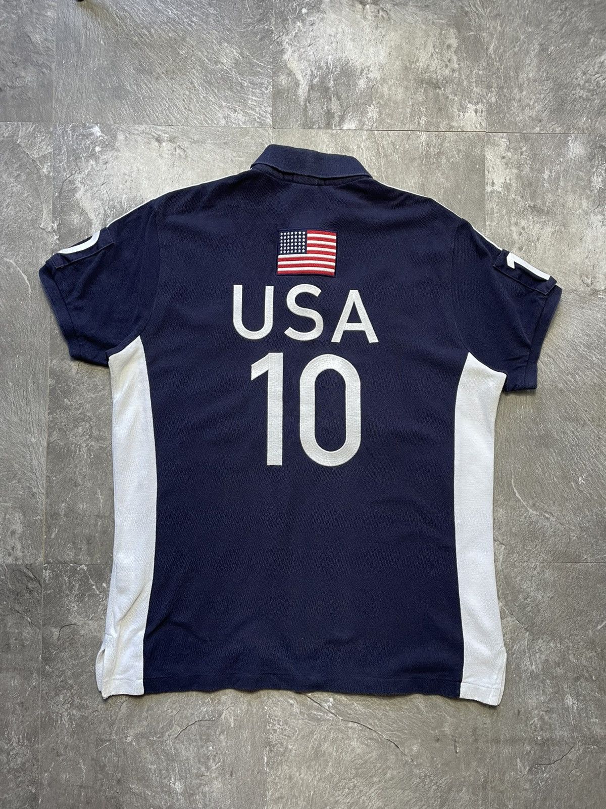 Polo Ralph Lauren Vintage Polo Ralph Lauren USA 10 Rugby Big Logo Chief Keef Size US M / EU 48-50 / 2 - 3 Thumbnail