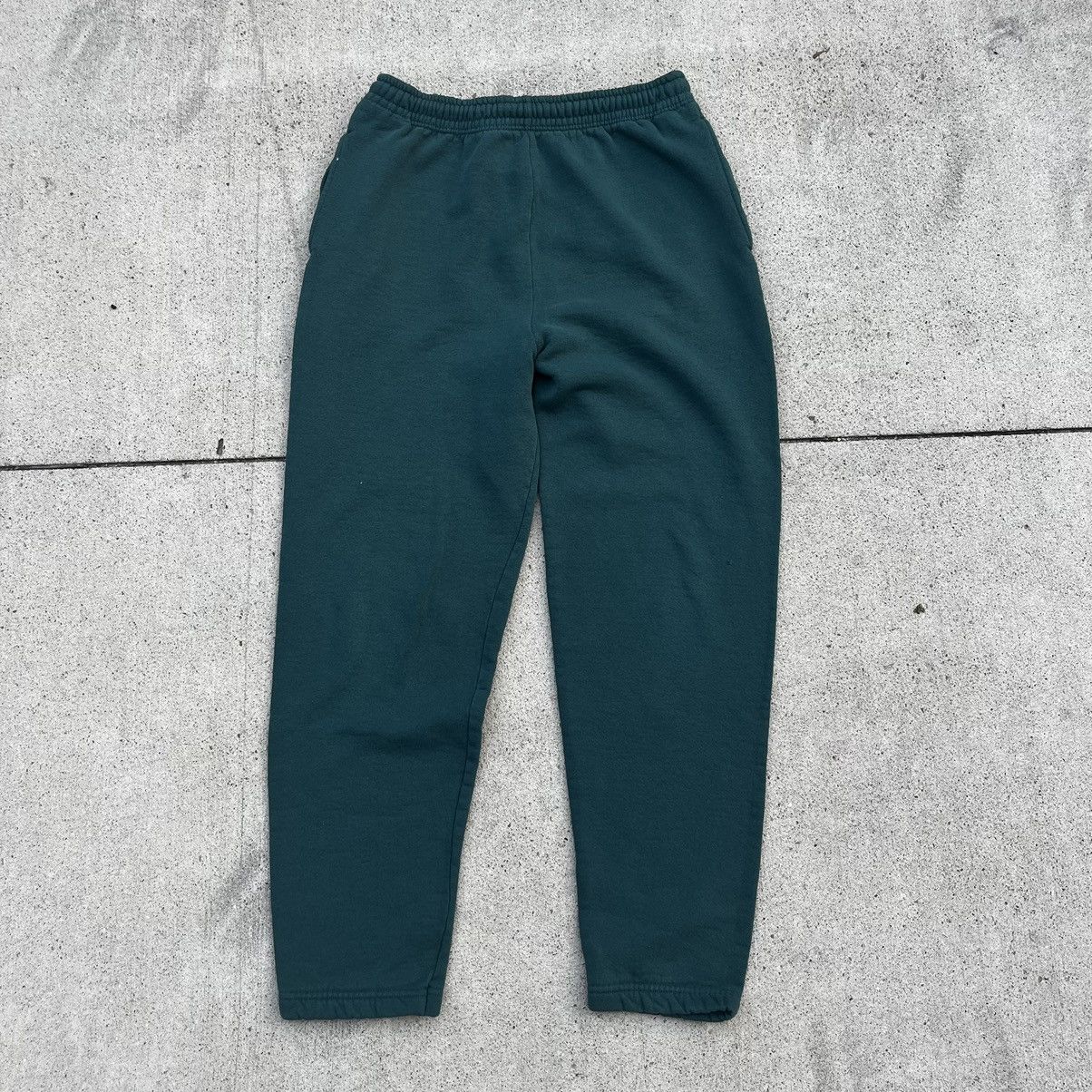Hanes × Vintage Vintage 90’s Munsingwear Sweats Medium Green Joggers Size US 31 - 1 Thumbnail