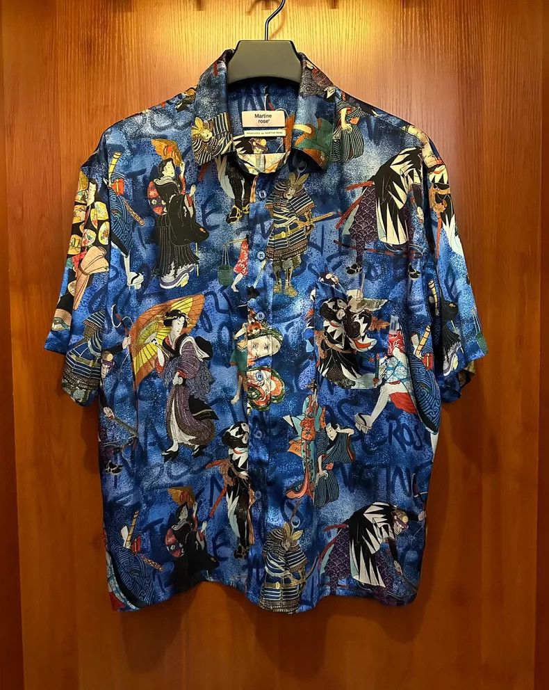Martine Rose Martine Rose Printed short sleeved shirt Size US S / EU 44-46 / 1 - 1 Thumbnail