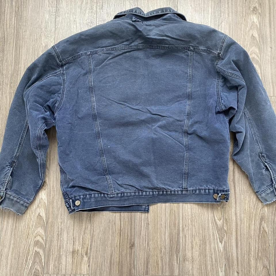 Carhartt Vintage USA Carhartt blanket lined trucker canvas jacket Size US XL / EU 56 / 4 - 6 Thumbnail