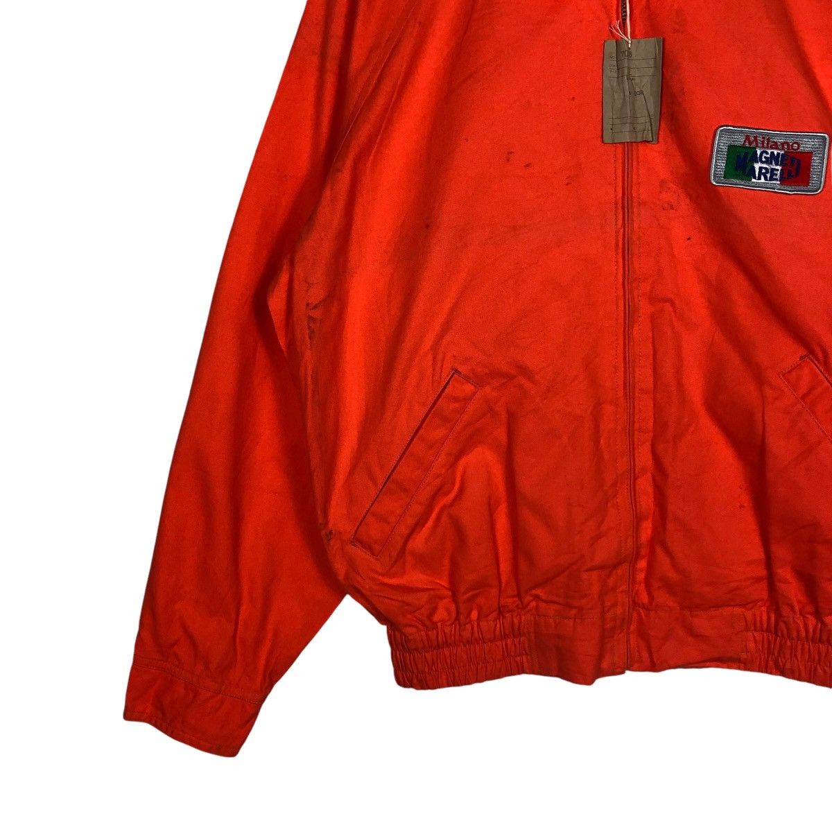 Japanese Brand 🔥VINTAGE BOMBER JACKET MILANO MAGNETI MARELLI BIG LOGO Size US L / EU 52-54 / 3 - 6 Thumbnail