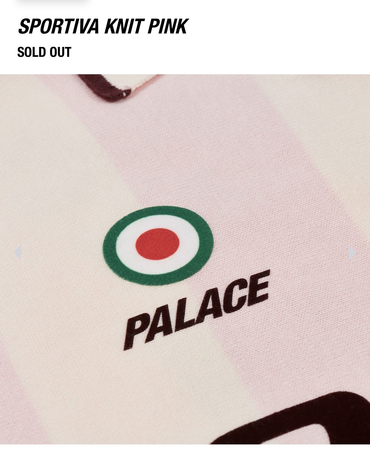 Palace Palace Sportiva Knit Pink Long Sleeve Valentine's Day Size US L / EU 52-54 / 3 - 4 Thumbnail