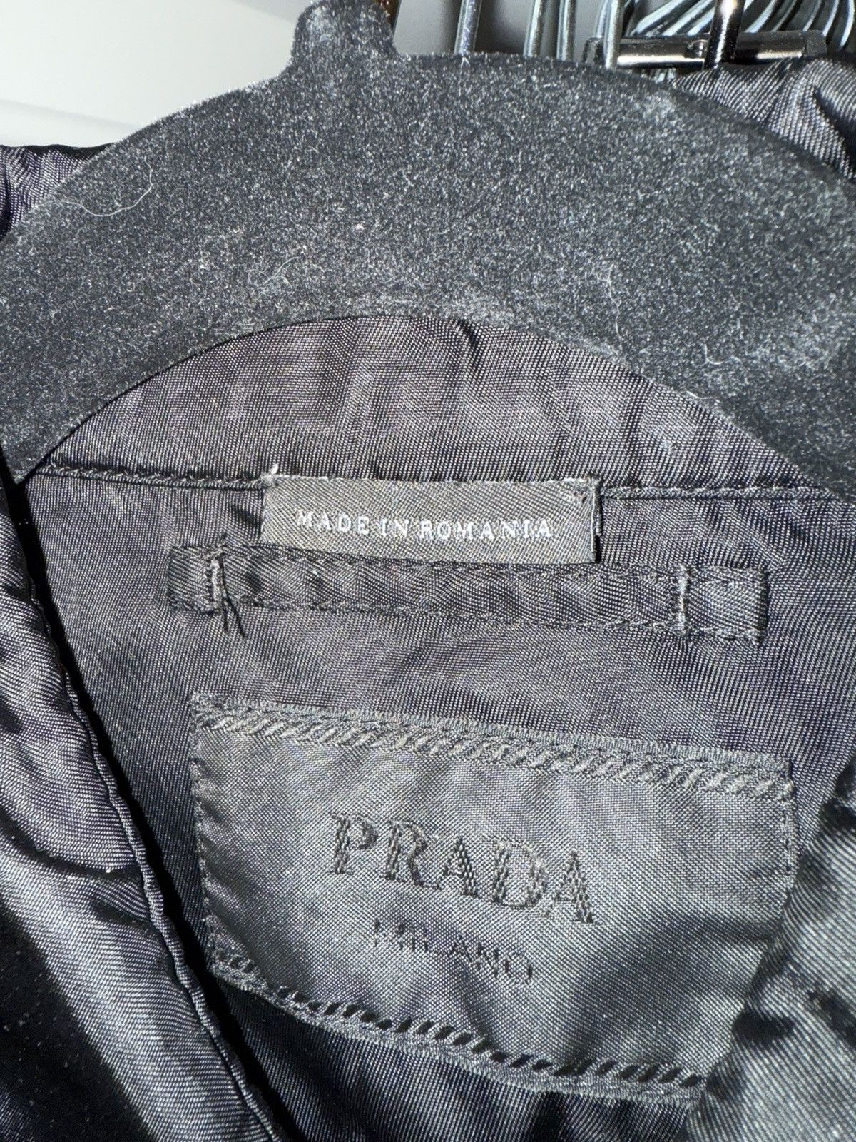 Prada Prada Monogram Black Nylon Longsleeve Shirt Size US M / EU 48-50 / 2 - 11 Thumbnail
