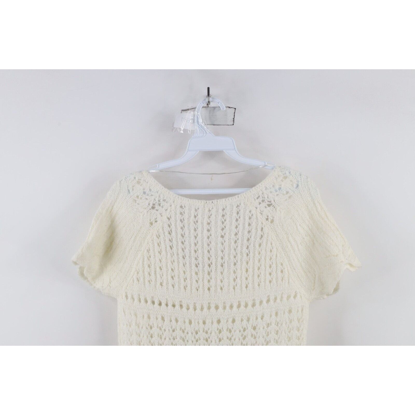 Free People Free People Snowbells Crochet Knit Tunic Cover Up Dress Size M / US 6-8 / IT 42-44 - 7 Thumbnail