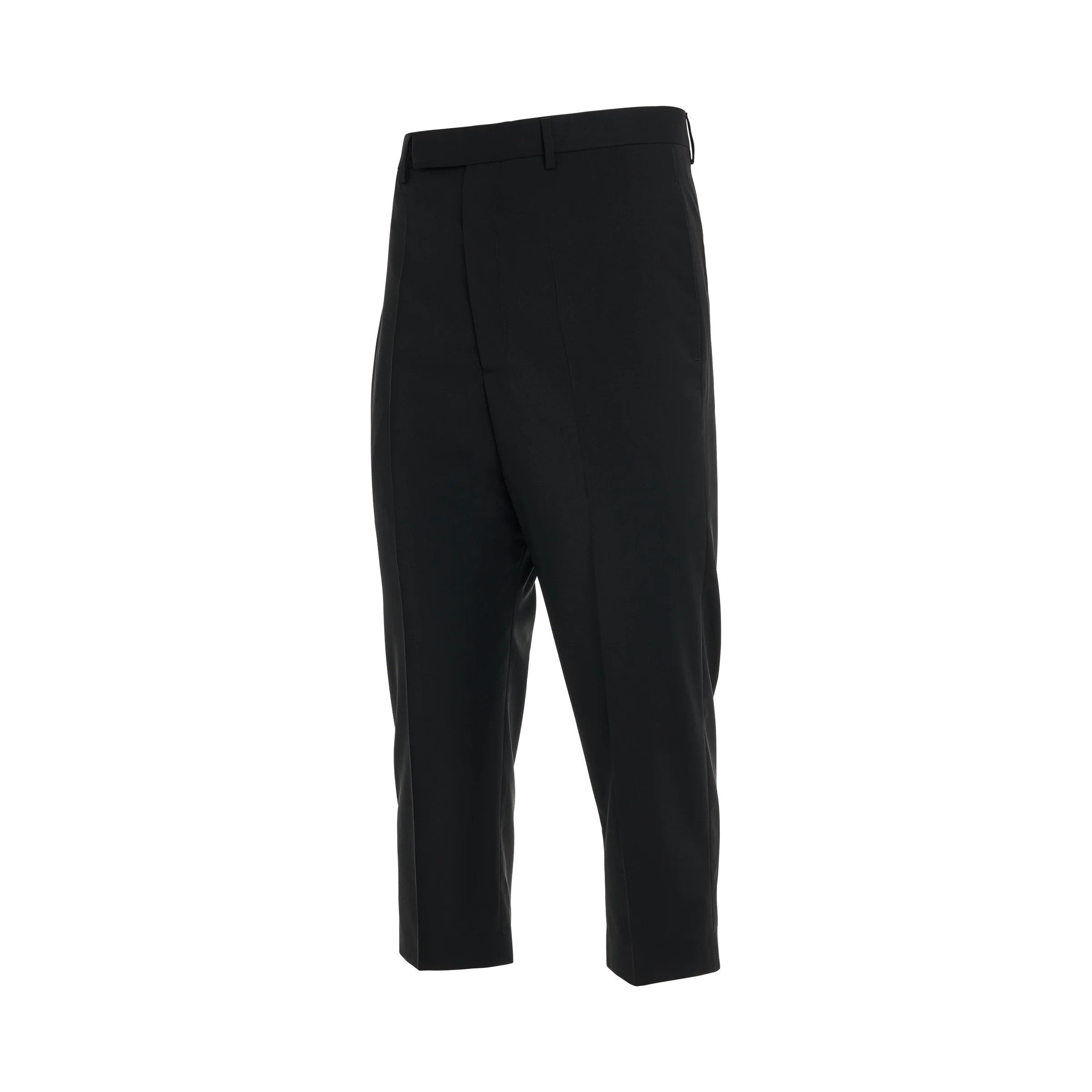 Rick Owens o1mris0824 Croped Pants in Black Size US 32 / EU 48 - 2 Thumbnail