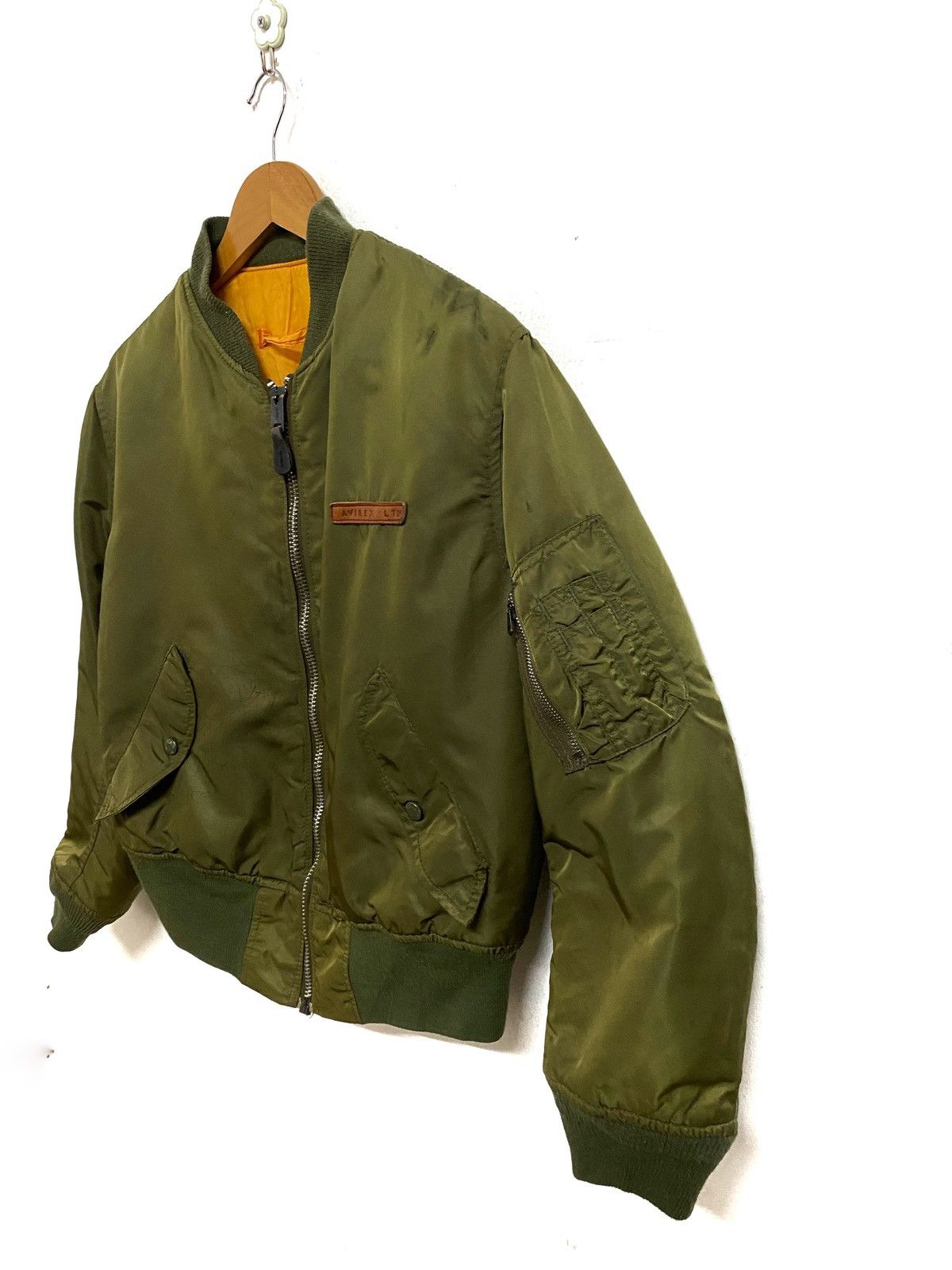 Avirex Vintage Avirex Scovil Zipper Bomber Flight Jacket Size US S / EU 44-46 / 1 - 3 Thumbnail