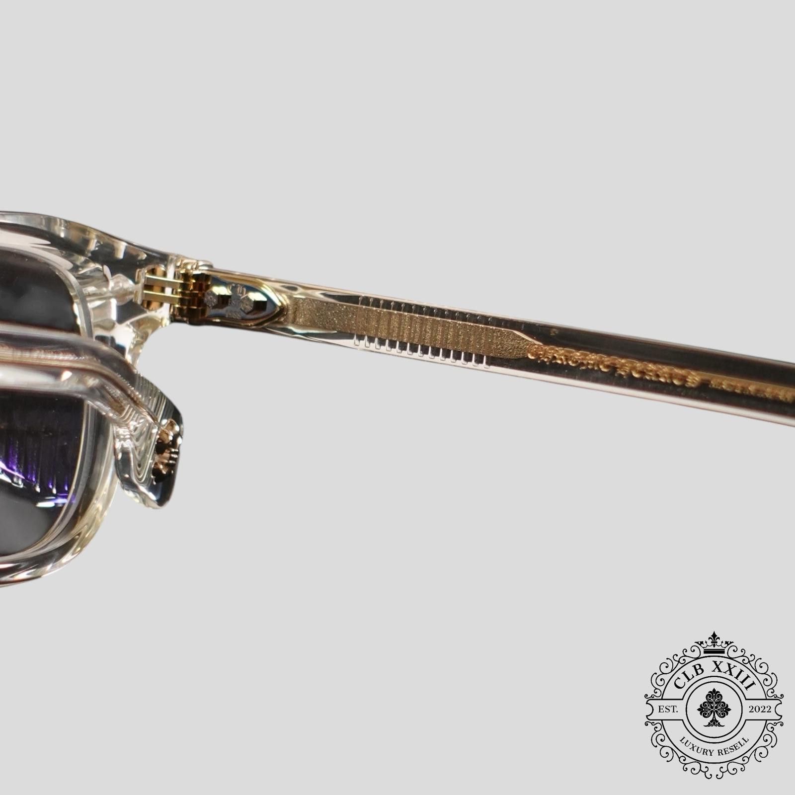 Chrome Hearts Chrome Hearts Chirp Chirp Glasses in Clear/Gold Size ONE SIZE - 4 Thumbnail