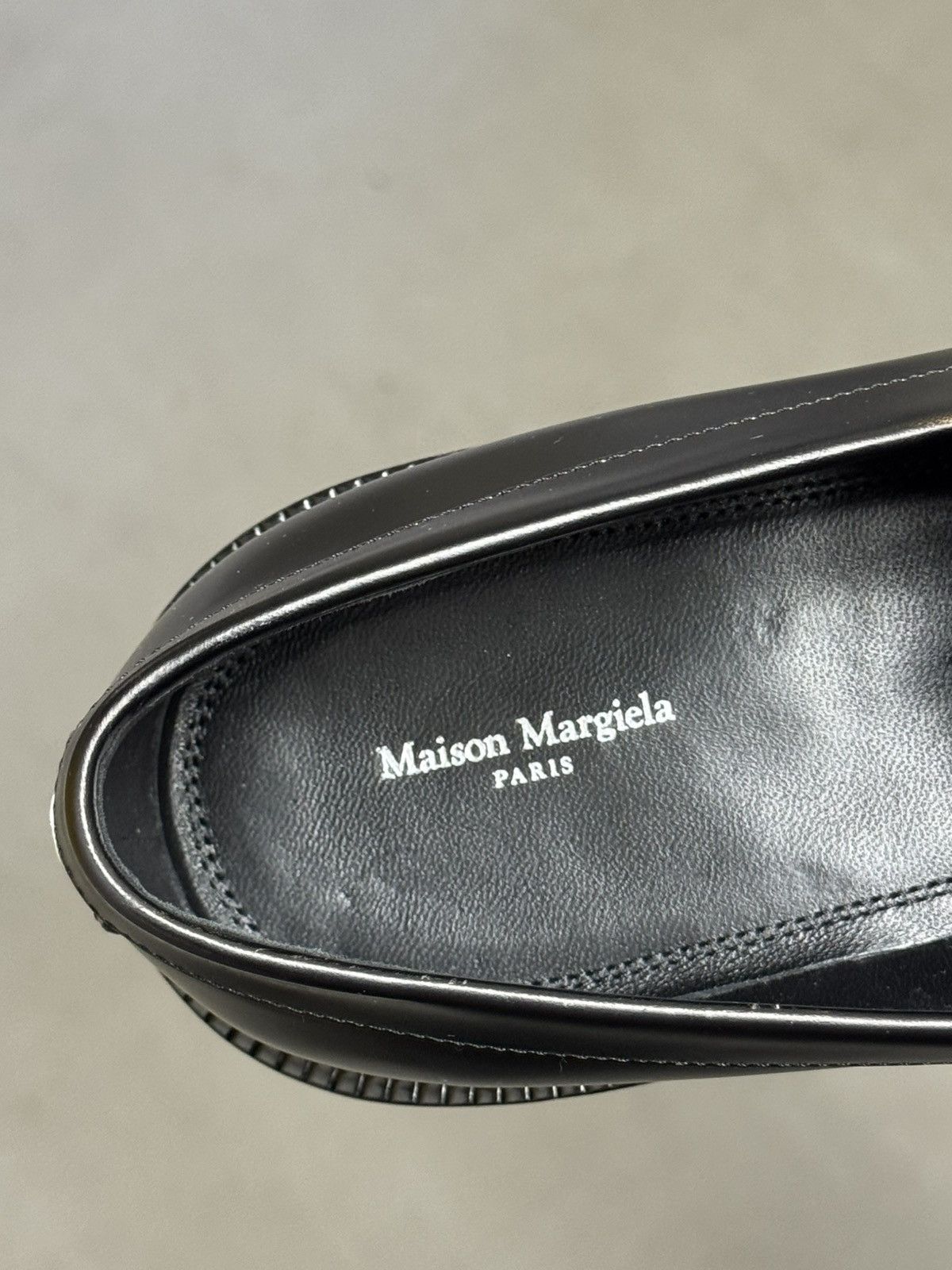 Maison Margiela Maison Margiela Tabi Platform Loafers - Black / Gold 45 Size US 12 / EU 45 - 5 Thumbnail